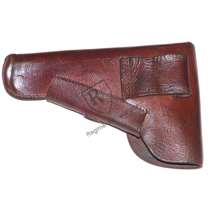 Holster GP35 cuir fauve grenelé 1943