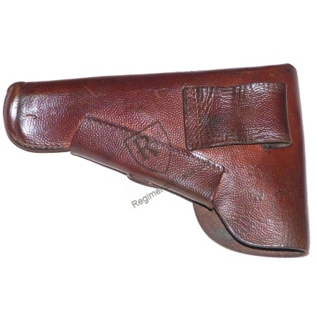 Holster GP35 cuir fauve grenelé 1943