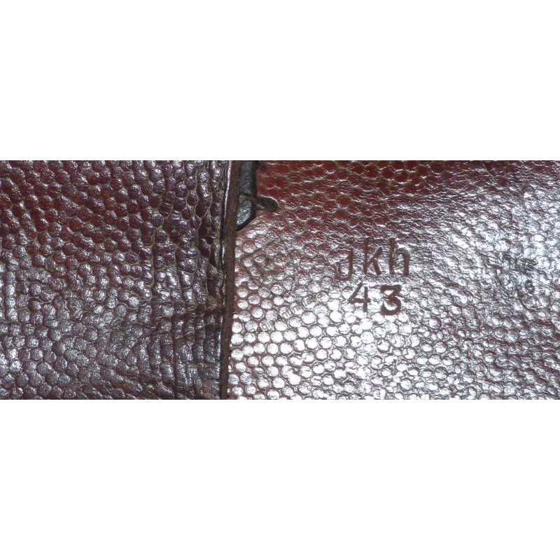 Holster GP35 cuir fauve grenelé 1943