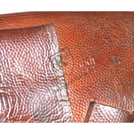 Holster GP35 cuir fauve grenelé 1943