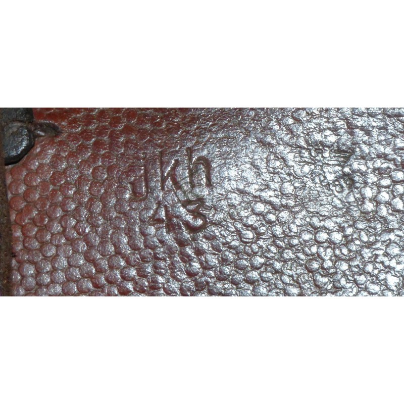 Holster GP35 cuir fauve grenelé 1943