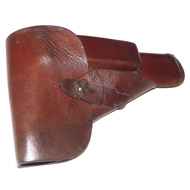 Holster GP35 cuir fauve grenelé 1943