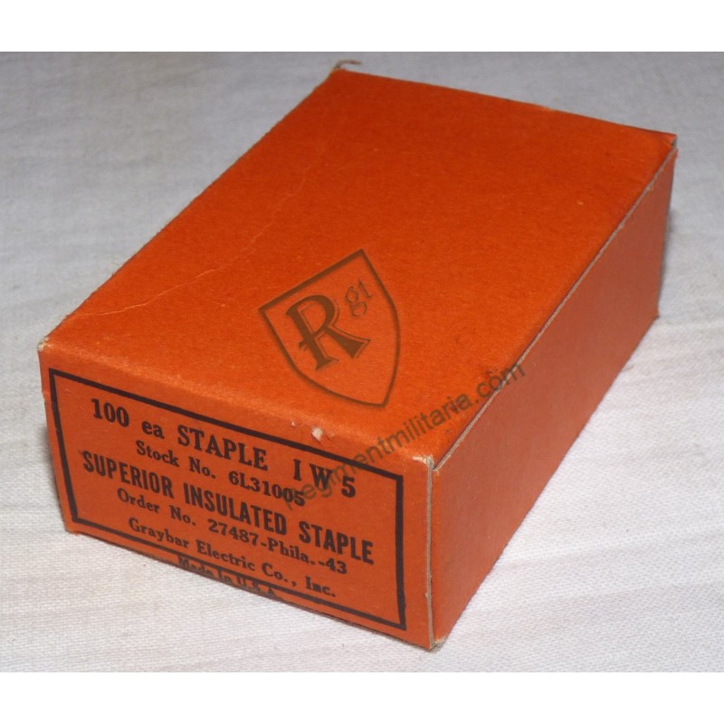 Insulated staple box 1943 -  US ARMY