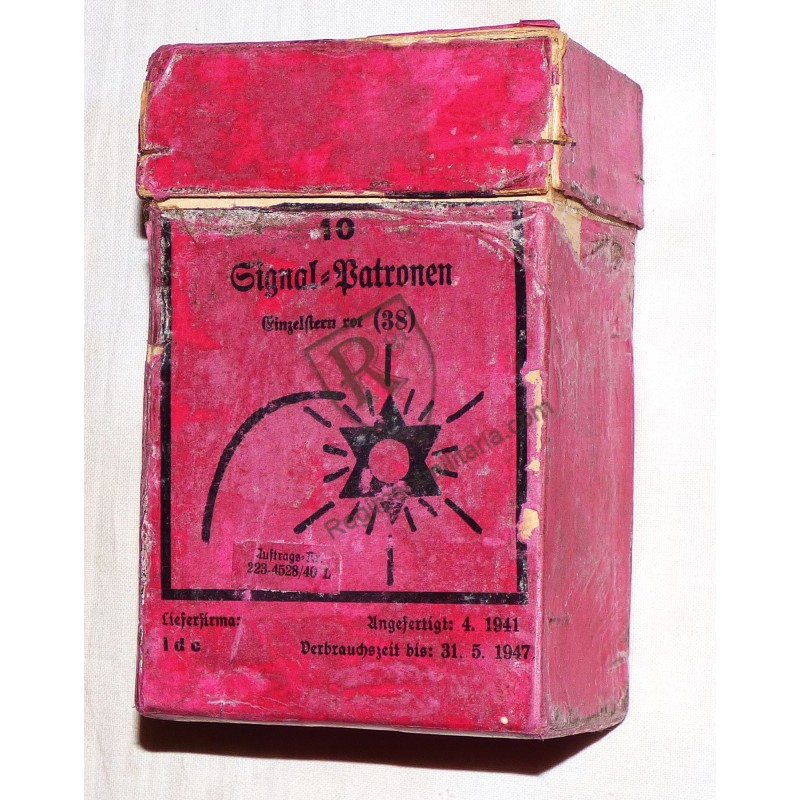 10 red fuses box for signal pistol 1941