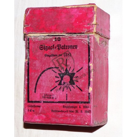 10 red fuses box for signal pistol 1941