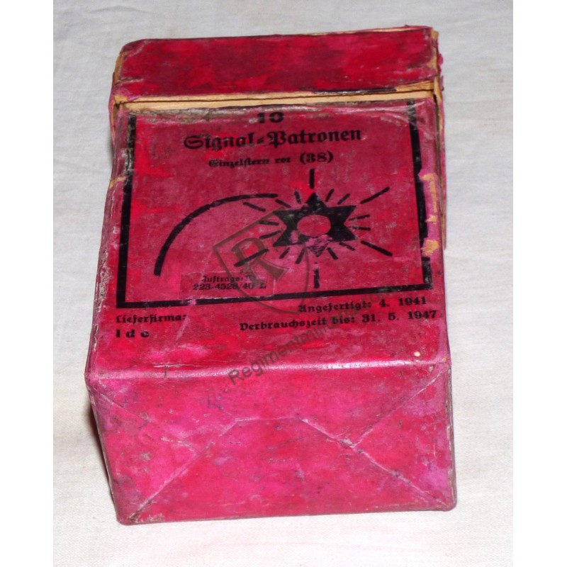 10 red fuses box for signal pistol 1941