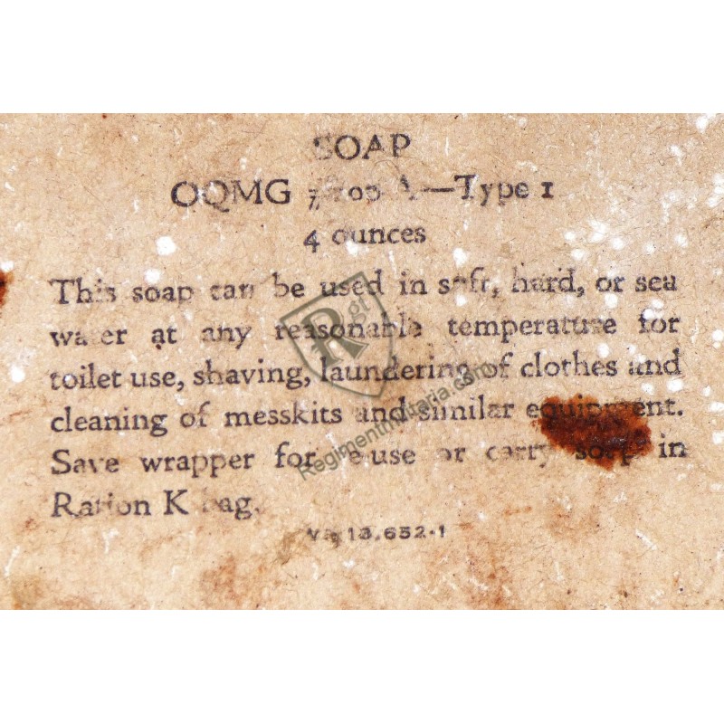 Type 1 soap  - US ARMY