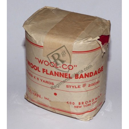 Red Wool Bandage Medical Dept US ARMY WW2