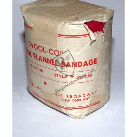 Red Wool Bandage Medical Dept US ARMY WW2