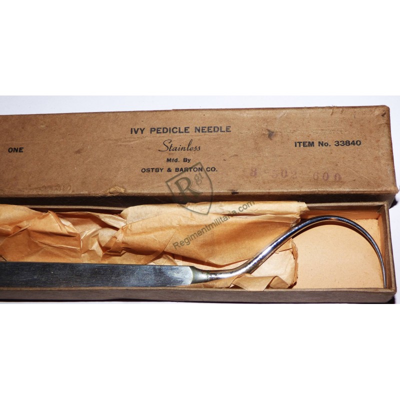 IVY PEDICLE NEEDLE - Medical Dept US ARMY WW2