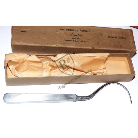 IVY PEDICLE NEEDLE - Medical Dept US ARMY WW2