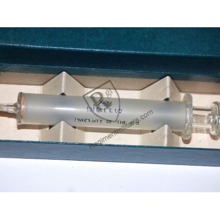 Boxed Syringe 10cc Medical Dept US ARMY WW2