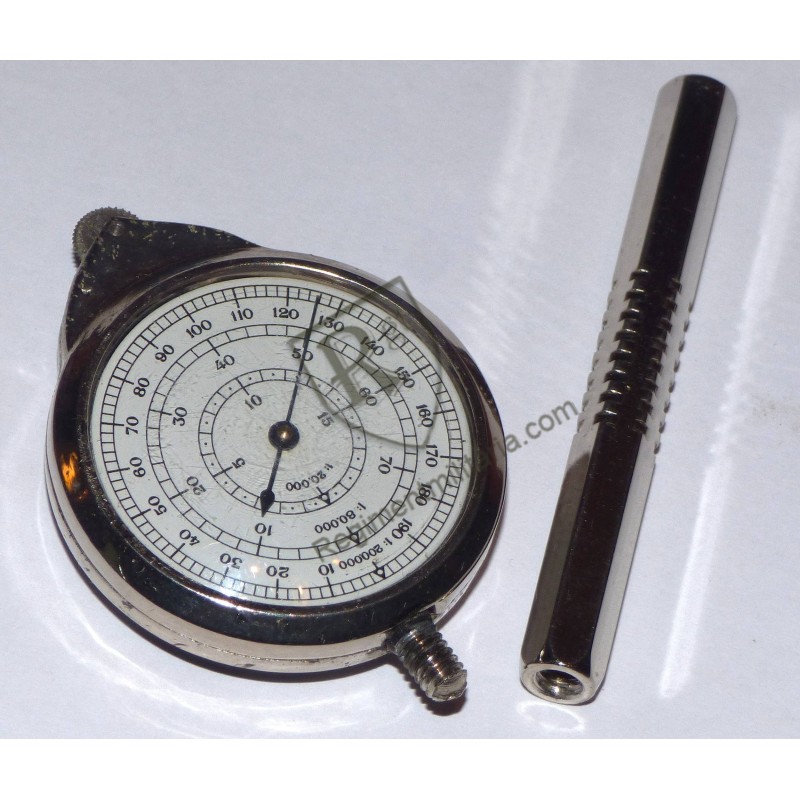 Meldekartentasche Kurvenmesser  mesuring device