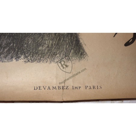 Rare original "ON LES AURA" poster 1916