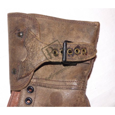 Rare first pattern 1952 Indochina anckle boots.