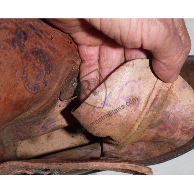 Rare first pattern 1952 Indochina anckle boots.